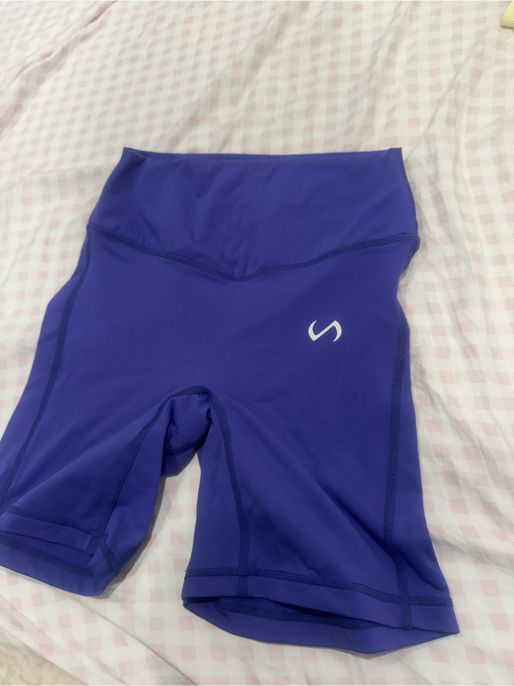 LF Royal Purple High-Waist Bike Shorts